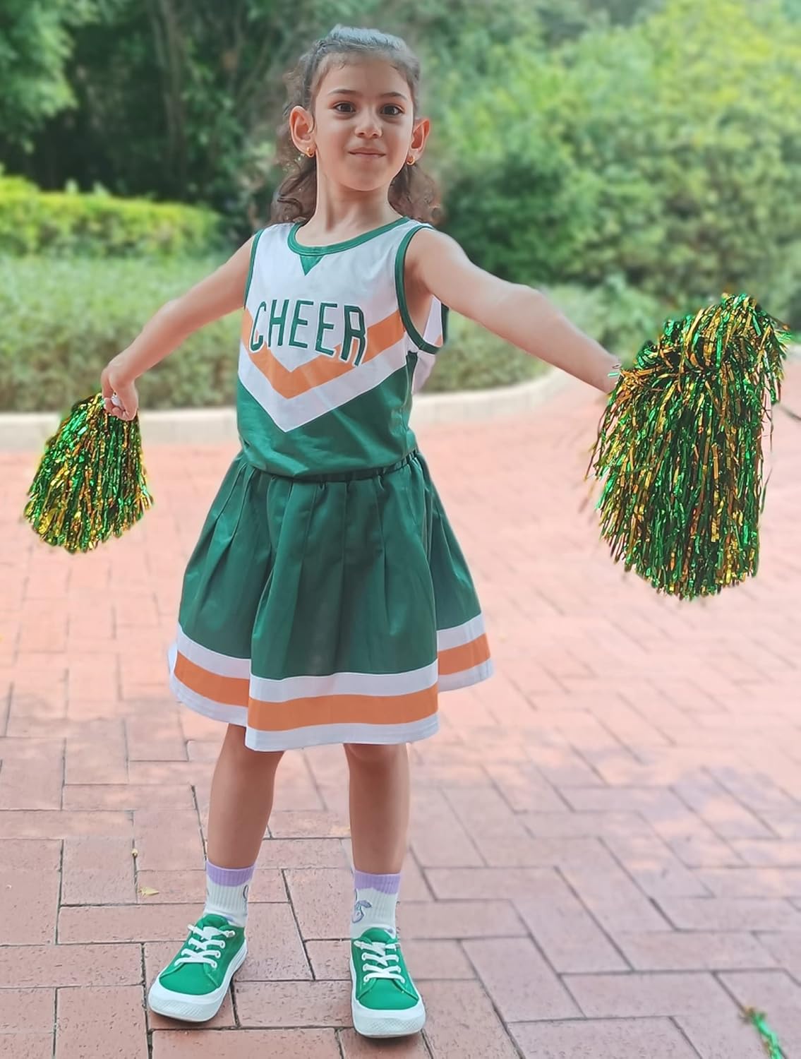 Miniatura 4 de KAKALVER cheerleader costume for girls cheerleader outfit for Halloween Dress Up Cheerleader Gifts