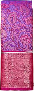 VFCollections Women's Kanchipuram Silk Pure Pattu Sarees With Blouse Price In India
