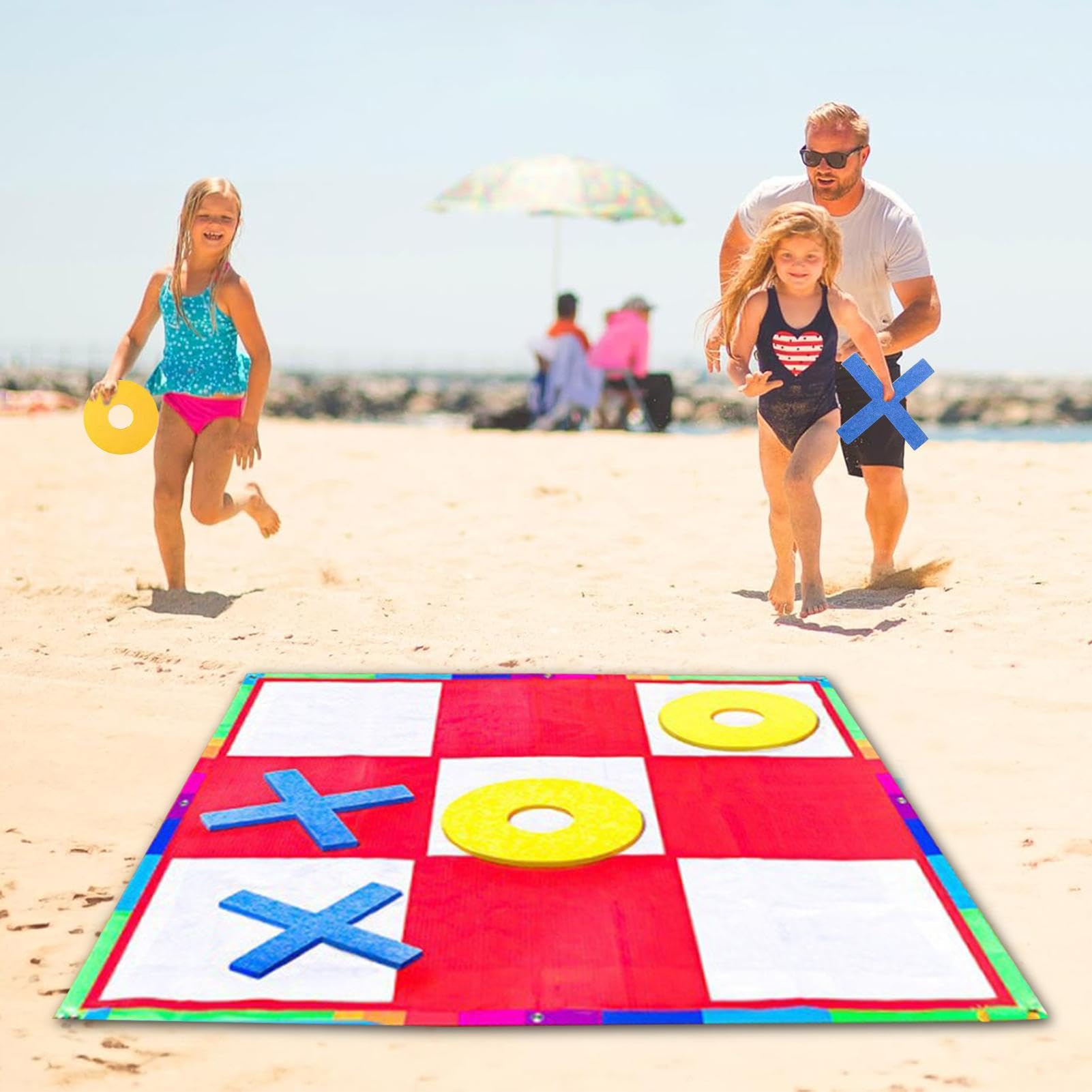 Juegos De Patio Gigantes para Adultos,Juego Gigante De Al Aire Libre - Juego de Lanzamiento de Patio Grande - Juegos de Camping para niños, Actividades Divertidas al Aire Libre, Juegos de