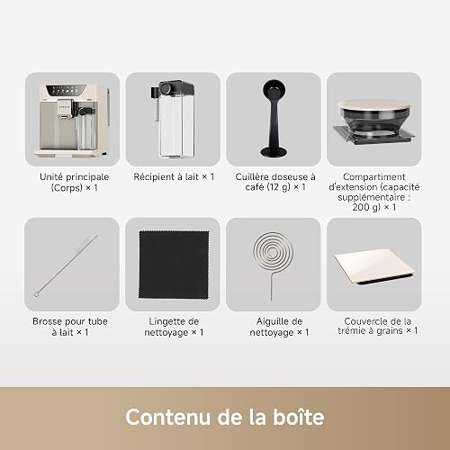 DREAME Ecceluxe Master Fully Automatic Espresso Machine, Cold Brew with 1 Pressure, Smart Colour Display, 6 Speciality Coffee Specialities, Precise Milk Frothing Control, 45 Cups, Easy Cleaning - 13