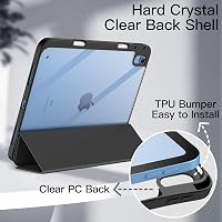 JETech iPad 11. 10. generáció tok ceruzatartóval, ütésálló védelem, állvánnyal - black 3