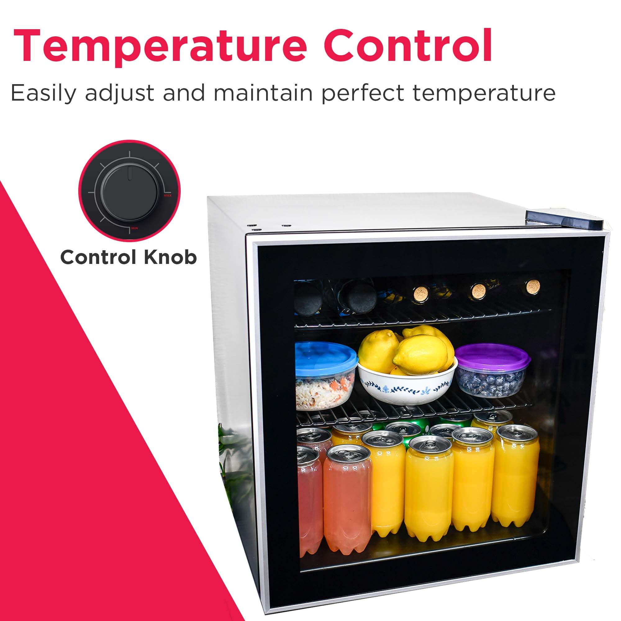 Frigidaire Efmis164 60 Can, Glass Door Beverage Center Refrigerator on Fridge.com - View 5