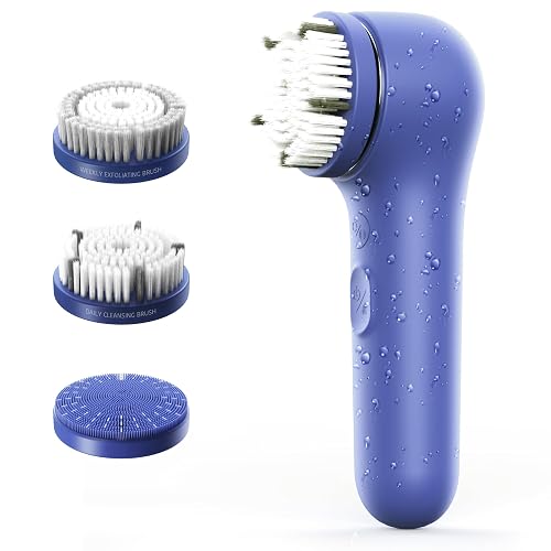 Premium Facial Cleansing Brush Waterproof Face Scrubber Spin & Sonic Modes