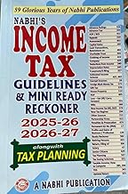 Nabhi's Income Tax Guidelines & Mini Ready Reckoner 2025-26, 2026-27, along with Tax Planning