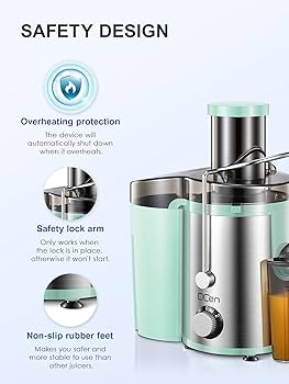 juicerページ Amazon.com: Juicer Machine, 800W Centrifugal Juicer