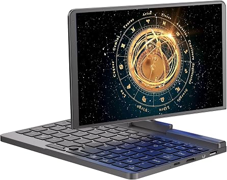 Mini Laptop PC All Metal 8-Inch Touchscreen Gaming Notebook Computer Int 12th Gen CPU Alder Lake-N N100 Windows 11 12G RAM/512GB SSD with Webcam