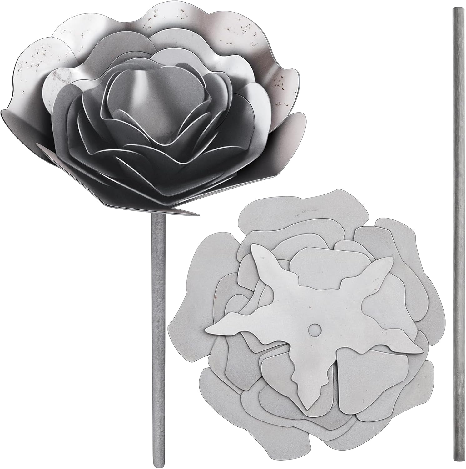 Zonon 3D Flower Welding Practice Kit for Beginners DIY 201 Stainless Steel Welding Project Metal Art Stuff Coupons for Tig, Mig Gas Rod Gifts Supplies Accessories Halloween (3D Rose Flower)
