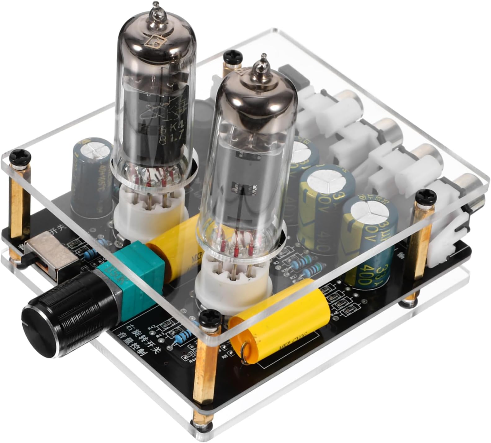 Tube Preamp Vacuum Valve Phono Preamp for Turntable HiFi Sound System Pre for Home Theater Stereo Preamp Tube Board for Record Player