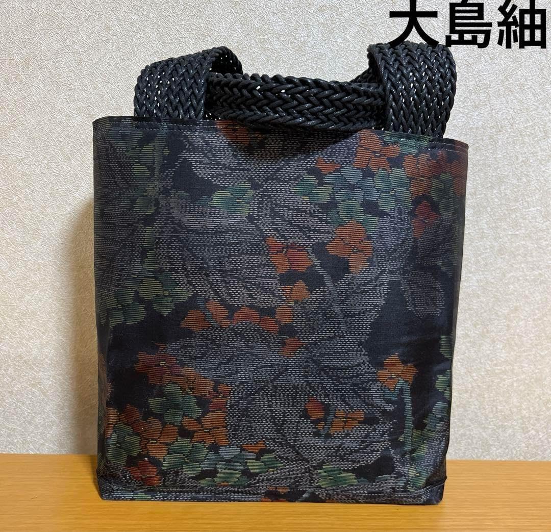 撫松庵】大柄幾何模様とストライプ・ドット等リバーシブル半幅帯 2025