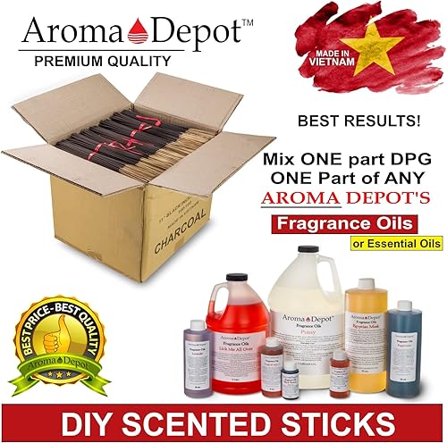 Miniatura 6 de Palitos jumbo sin perfume de 19 pulgadas de largo 100 paquetes de 100  naturales de joss y bambú punk Añade cualquier aceite aromático para hacer