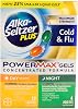 Alka Seltzer Plus Powermax Gels Day Night, 16 Count