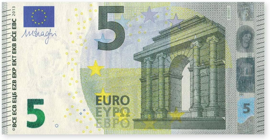 litfax gmbh euro note / play money approx. 90 x 46 mm each pack of 25 1 pg
