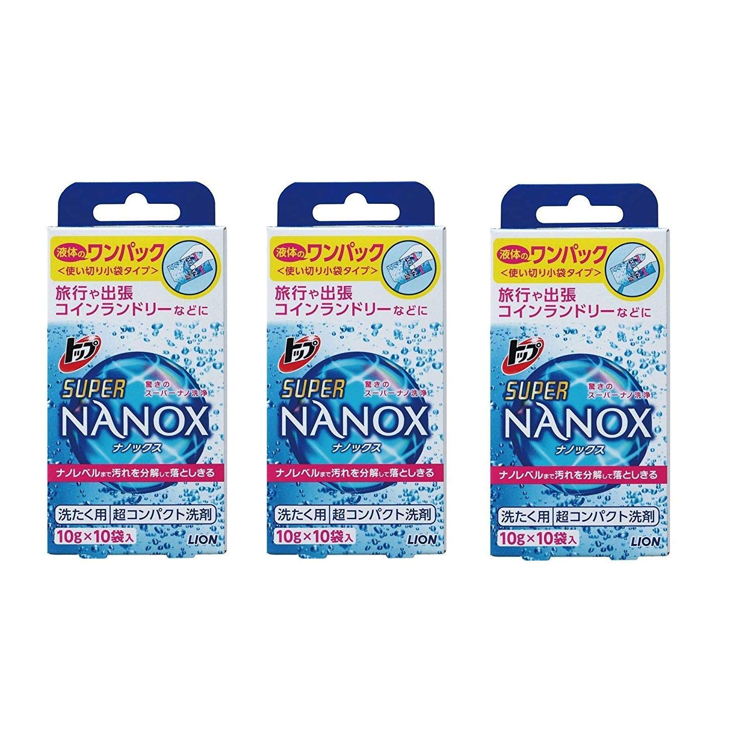 Amazon | [セット品]トップ スーパーナノックス(NANOX) ワンパック 3個