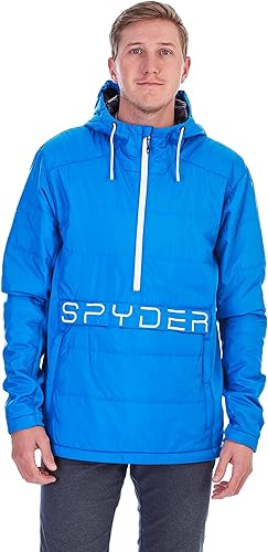 Spyder Anorak de force standard pour hommes, Collegiate, Small