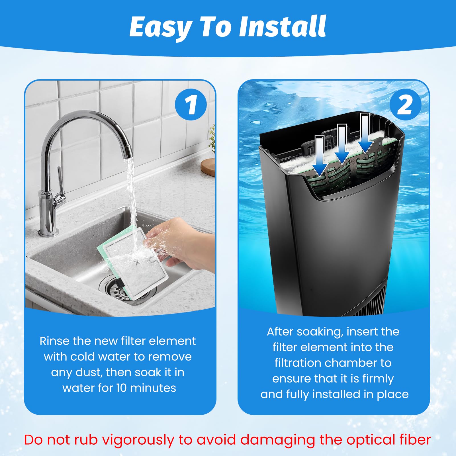 Lytari 6 Pcs CF3 Filter Service Pack 3 Month Internal CF Cartridge ...