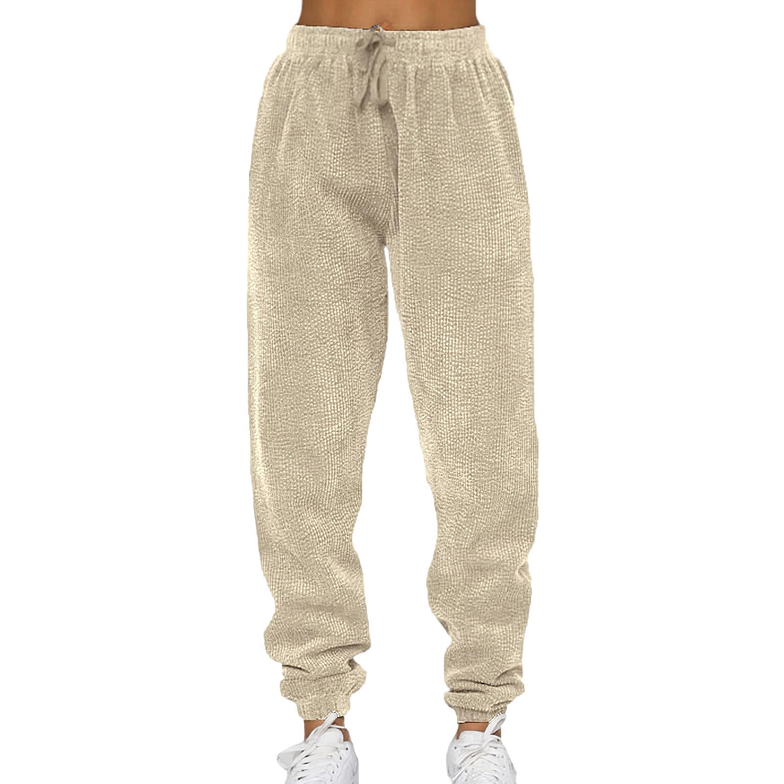 Damen Cord 2 Teiliger Trainingsanzug Jogginganzug Herbst Winter Flauschige Freizeitkleidung Set