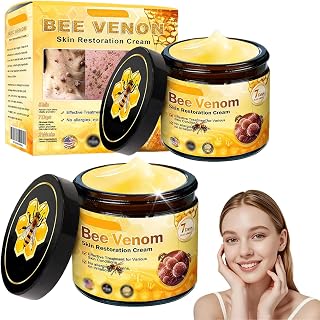 2PCS Bee Venom Skin Restoration Cream, Bee Venom Skin TreatmentCream, Effectively Reducing Blemishes, Comprehensive Moisturizer Cream for All skin Types
