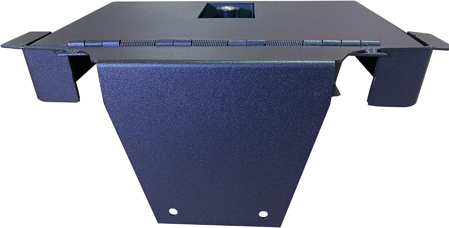 Black Horse Center Console Safe, Black Gun Box Organizer, with 4 Digit Combination Resettable Lock Compatible with 19-25 Ram1500,2500,3500 Ram 1500 -LBRA19