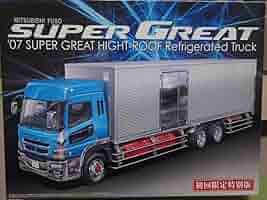 ムネトラ製 07 スーパーグレート Amazon | アオシマ HEAVY FREIGHT 三菱ふそう 07スーパー