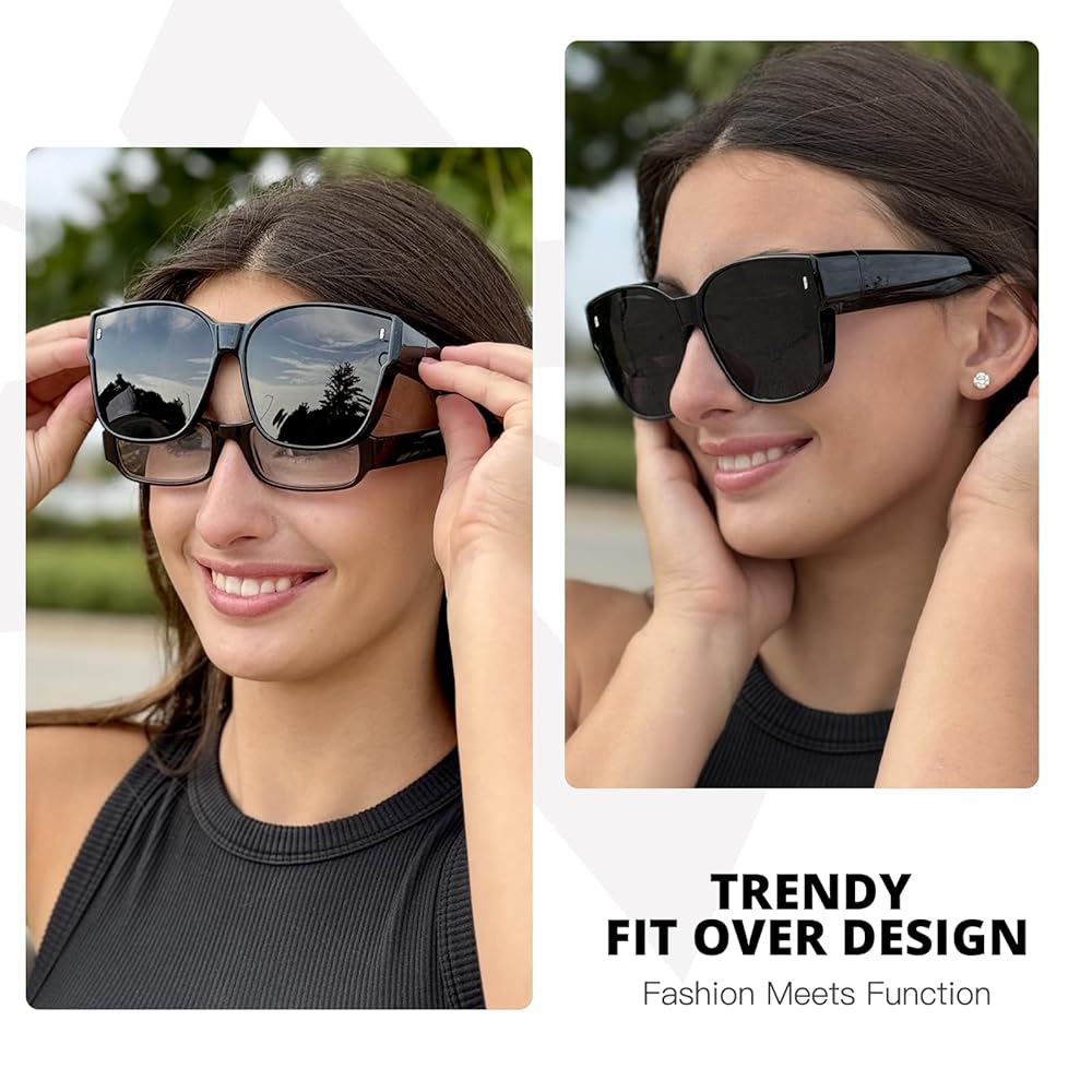Amazon.com: Myiaur Oversized Fit Over Sunglasses for Women