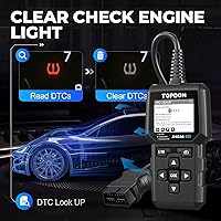 Vista 3 de TOPDON AL400 OBD2 Scanner, Full OBDII Code Reader, Check Engine Light Scan Tool, Car Scanner with DTC Lookup, Clear Codes, Freeze Frame, One-Click