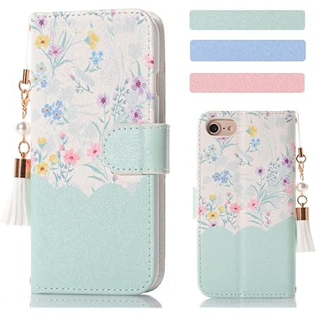 Amazon Co Jp Phone Se ケース 第2世代 Iphone８ Iphone７ Iphone6 6sケース手帳 かわいい おしゃれストラップ付き カード収納 財布型 人気 高級puレザー 手帳型 横置き機能き薄型 財 マグネット式 アイフォンseケース 年モデル アイホン8 ケース アイホン7