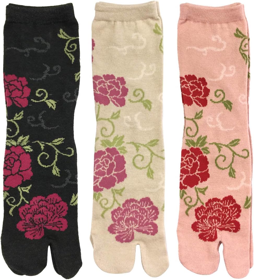 Womens 3-Pair Flip-Flop Socks