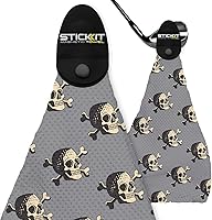 Vista 28 de STICKIT Toalla magnética, color negro, paquete de 2, toalla de golf de microfibra de primer nivel con bolsillos profundos de gofre, imán de fuerza