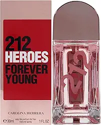 Perfume EDP Feminino 212 Heroes, Rosa, Carolina Herrera, 30 ml
