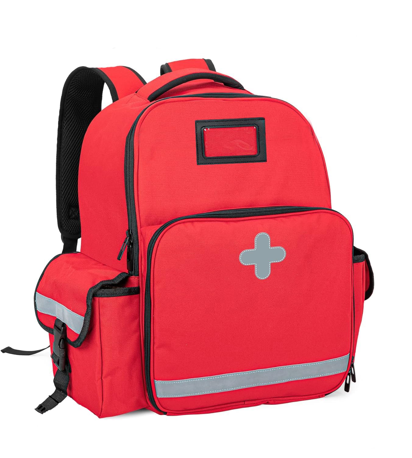 AHM Emergency Medical Backpack Empty, First Responder EMT Bag for EMS, Camping, Hiking, Home Health, Field Trips - Red (Bag Only)-picture-12