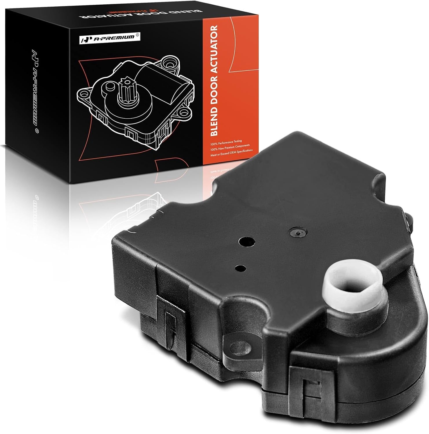 A-Premium HVAC Heater Blend Door Actuator, Compatible with Ford Fusion 2010-2012 & Lincoln MKZ 2011-2012 & Mercury Milan 2010-2011, Main, Air Inlet Actuator, Replace# AE5Z19E616C