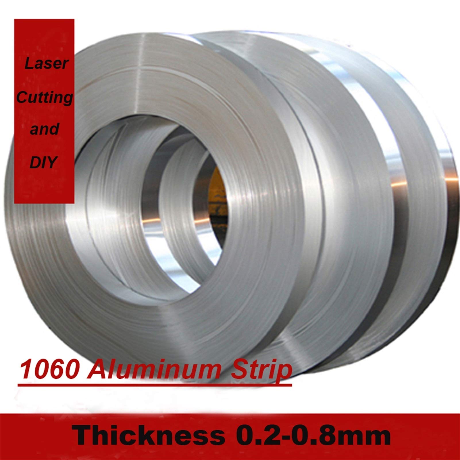 Aluminiowa rolka obróbcza 1060 pasków o długości 1 m do samodzielnego lutowania | Taśmy aluminiowe o grubości 0,2–1,2 mm i szerokości 5–500 mm do pokryć dachowych i wykończeń(0.4x17mm)
