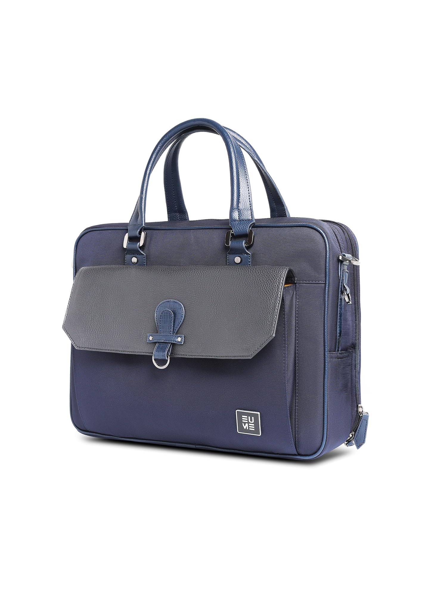 Lexor Laptop Bag for Men | Office Bag for Men & Women | With Padded Compartment | Vegan Leather & Nylon Fabric | Fits Up to 15.6" Laptop & MacBook, 13L-image-42