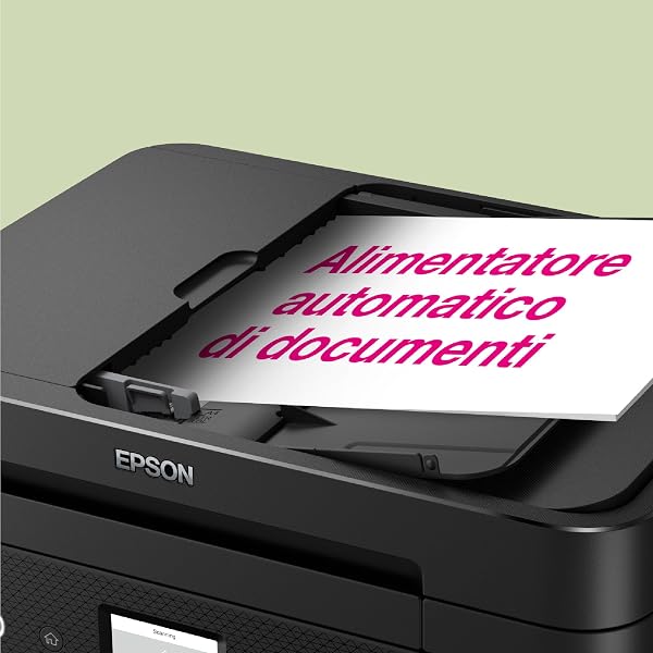 Epson Workforce WF-2960DWF Stampante Multifunzione A4 a getto d'inchiostro (Stampa Fronte Retro, Scansione, Copia, Fax) Display Touch Screen 6.1”, ADF, WiFi, Ethernet, Stampa da mobile, AirPrint, - 3
