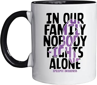 Gift Supporting Lavender Family Epilepsy Awareness 11oz 15oz Inner Color Accent Mug