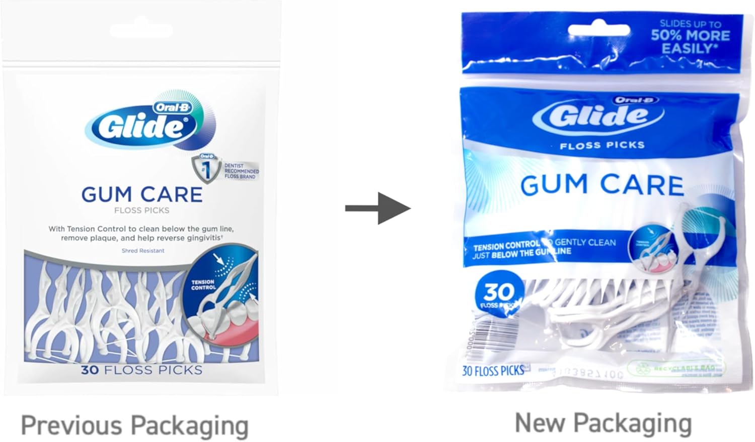 Glide Pro-Health Advanced Floss Picks 30 Ea (Pack of 18)