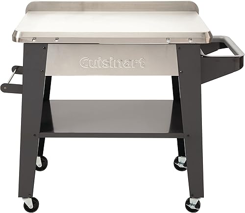 Cuisinart CPT-194 Mesa de preparación de parrilla de acero inoxidable para exteriores