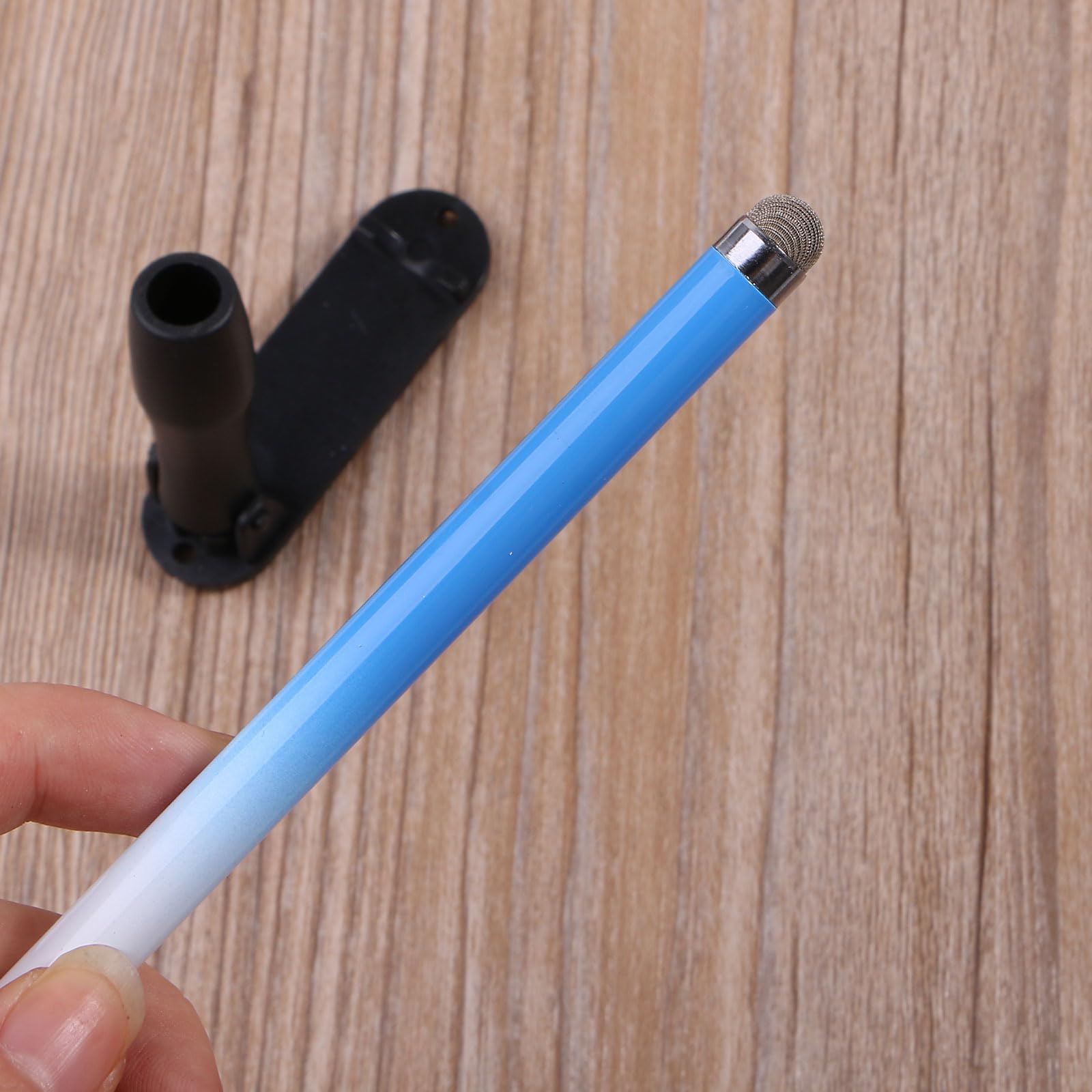 Lápiz capacitivo para pantalla táctil, tabletas de dibujo, lápiz para teléfono, portátil, punta de tela suave con soporte, bolígrafos para pantallas táctiles para tabletas Pad Tab