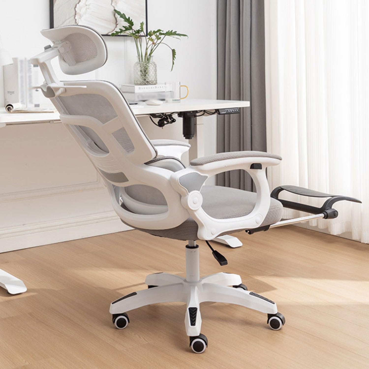 Chaise bureau ergonomique inclinable pour soulager le dos au travail