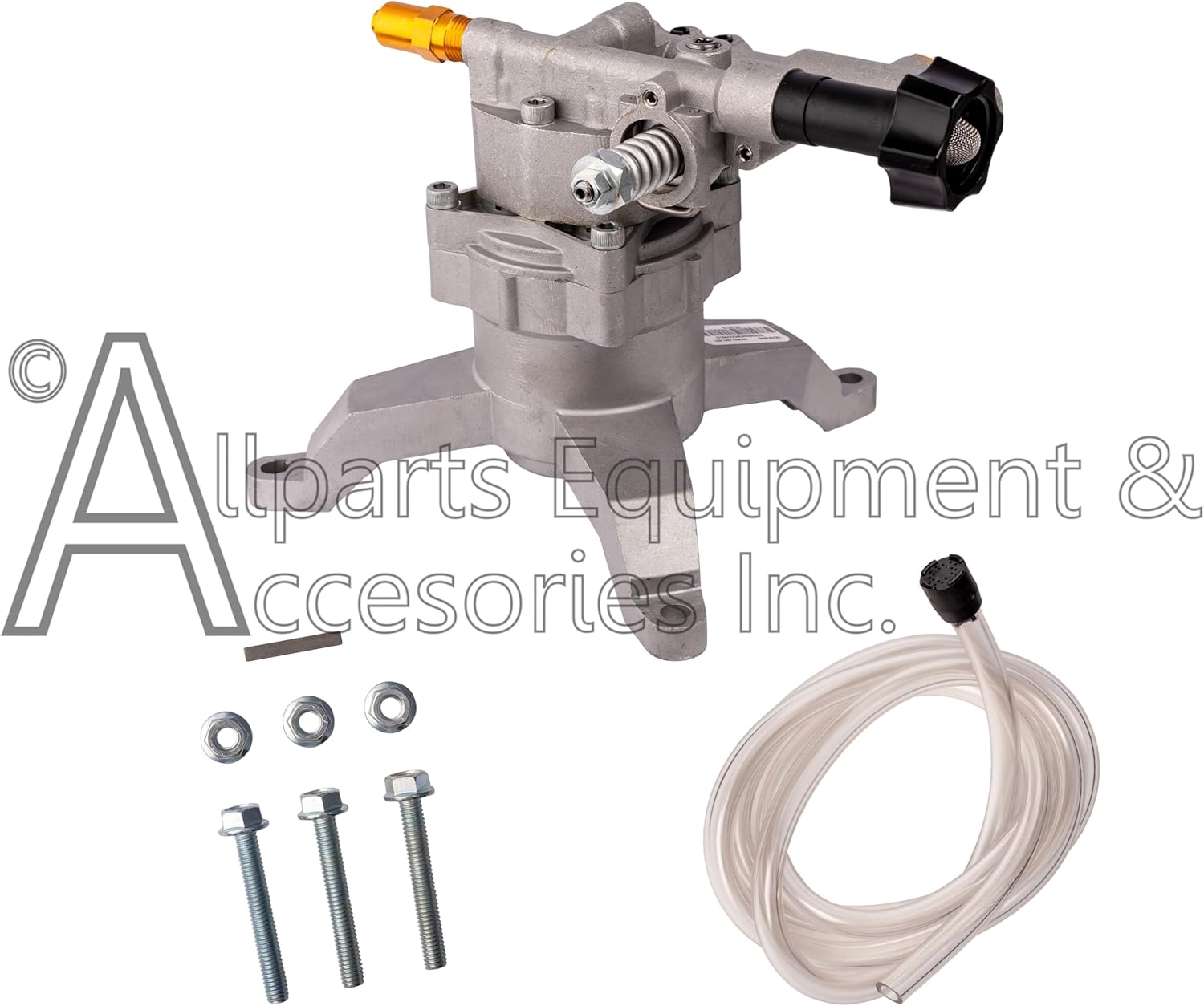 510021 OEM Vertically Mounted Axial Cam Pump 2400 psi at 2 GPM with 7/8" Hollow Shaft Compatible with Simpson, Craftsman, and other Major Brands of Pressure Washers