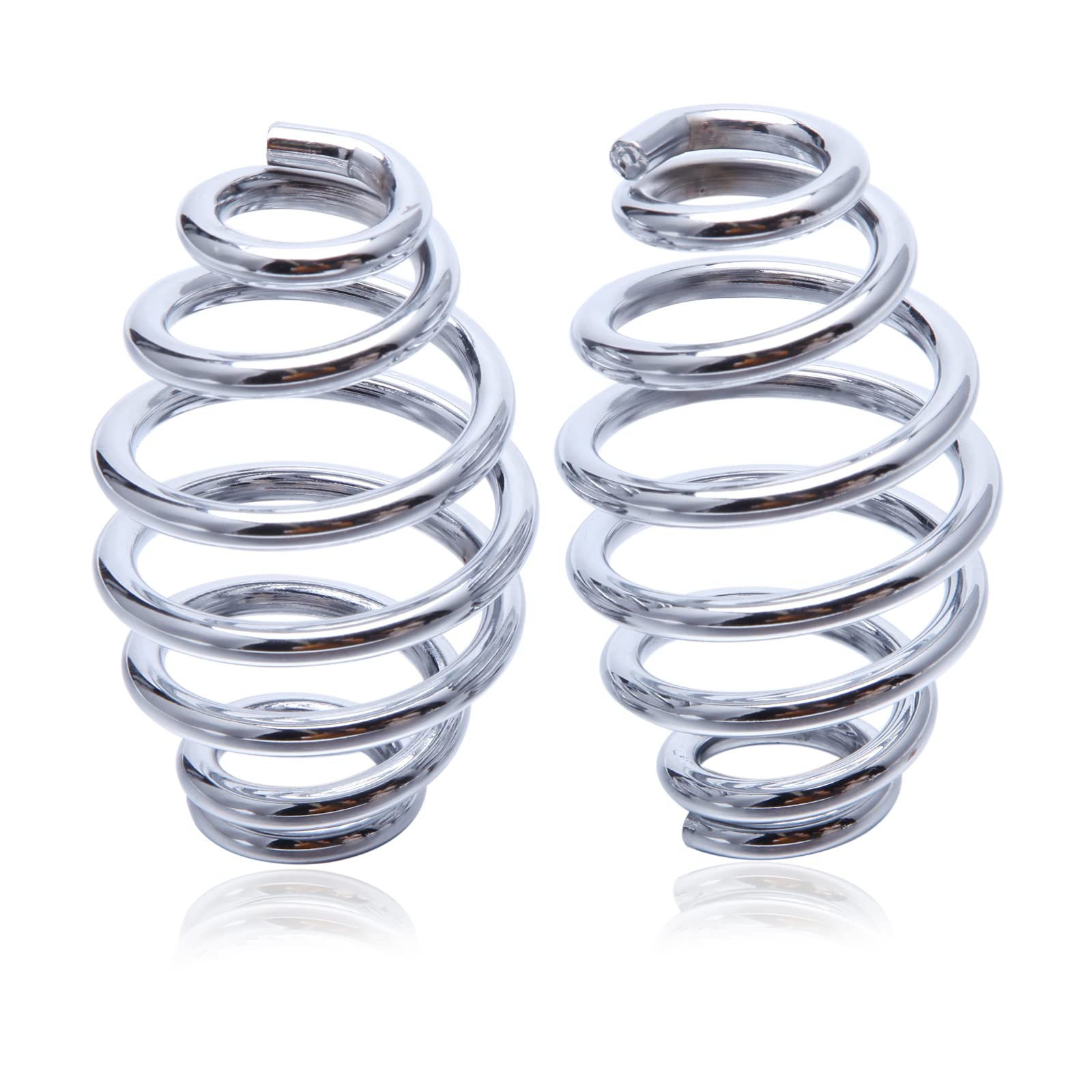 3 Inch Chrome Motorcycle Barrel Coiled Solo Seat Spring Bracket Hardware Mount Kit For Bobber Chopper Custom