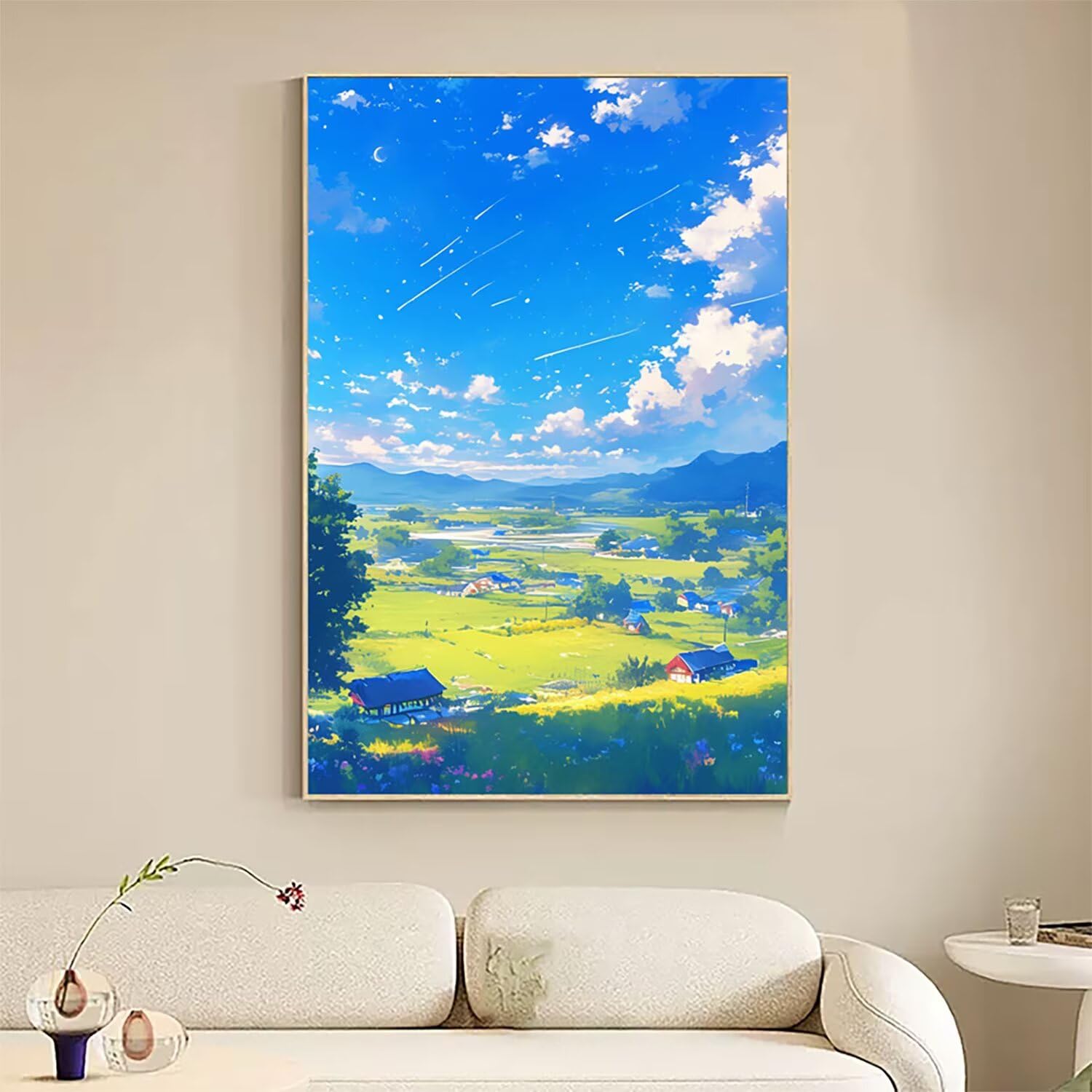 Japonia malarstwo diamentowe kompletny zestaw, DIY krajobraz diamentowy obraz duży 140 x 100 cm, 5D diamenty kryształowe sztuka haft krzyżykowy zestaw artystyczny, DIY obrazy diamentowe malowanie