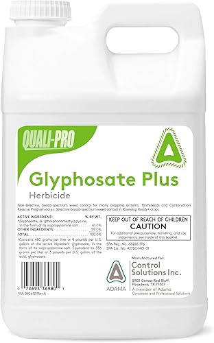 Glyphosate 4 Plus Herbicida – 41% glifosato con surfactante– 2.5 galones 41 de crédito extra.