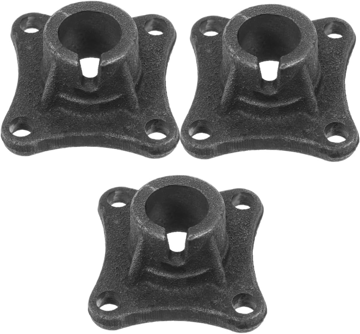 MAGICLULU 3pcs Heavy Duty Barber Chair Connecting Chassis Chair Fitting Connector for Enhanced Performance Durability Compatible Repairing Part for Salon Use
