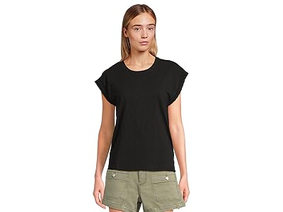Mod-o-doc Cap Sleeve Mix Media T-Shirts Women