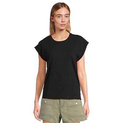 Mod o doc Cap Sleeve Mix Media T Shirts Women