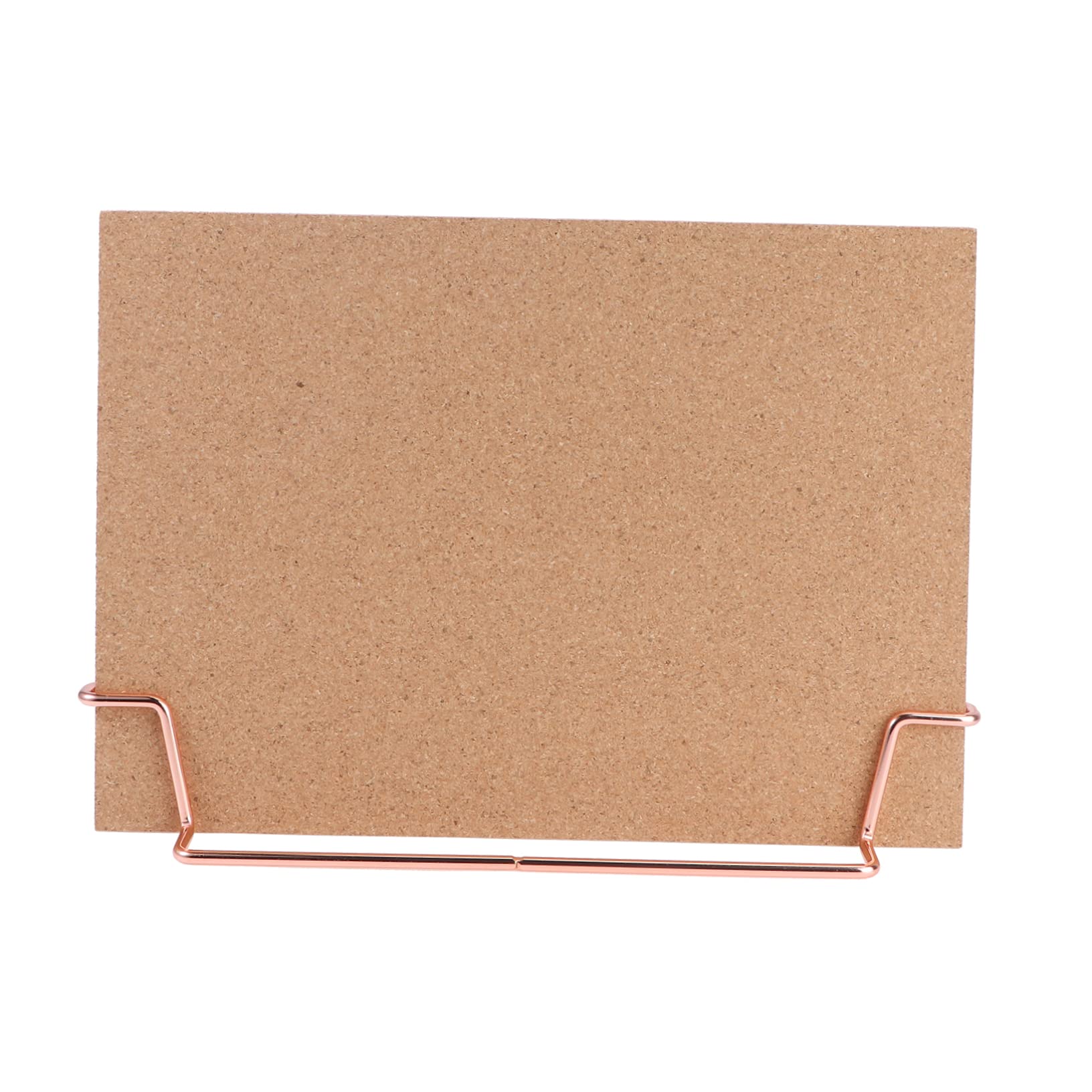 Bacheca Messaggi in Sughero con Cornice in Legno Marrone per Ufficio | Formato Mini con Supporto, Portatile, per Aule e Ragazzo Ragazza, Montaggio a Parete, da Scrivania, Stile Elegante