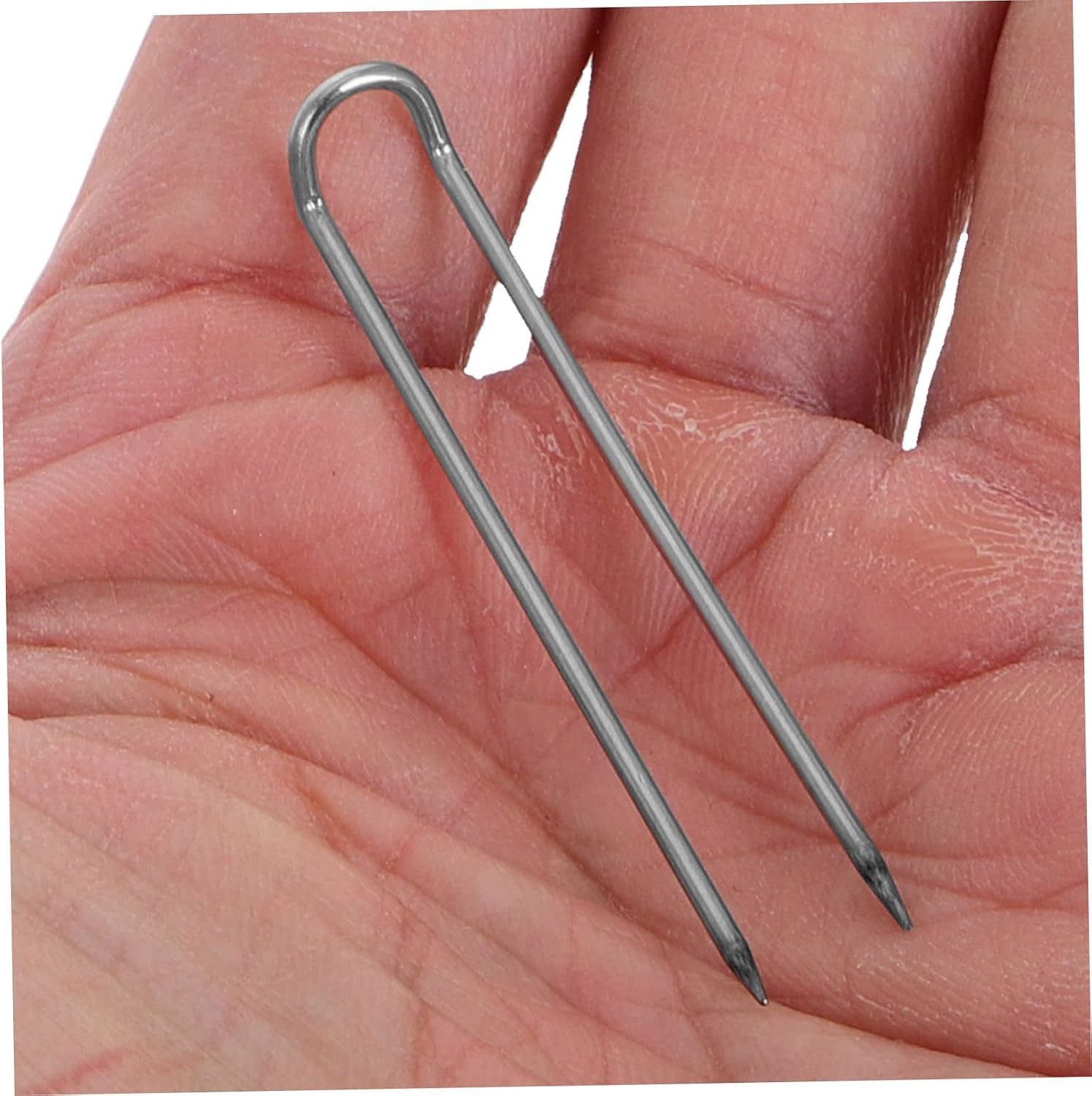 VILLCASE U Pins for Quilting and Sewing Stainless Steel Fork Pins for Fabric Blocking and Needlecraft for DIY Crafts and Jewelry Making