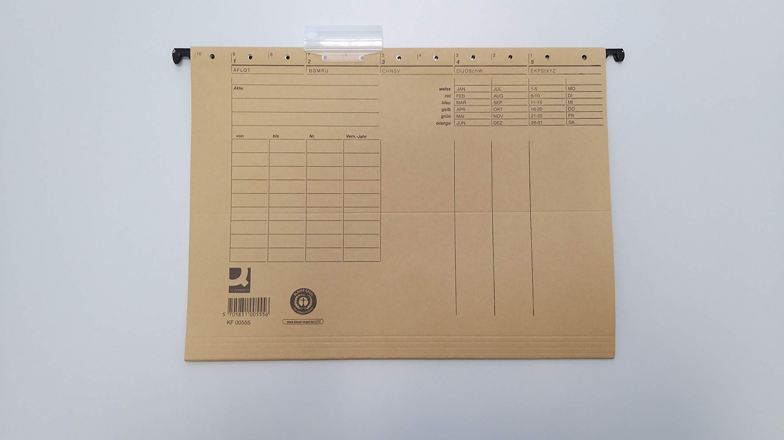 Classement Documents Durable 25 Dossiers Suspendus HAWKS UNIREG - Ouverture Latérale - Carton Recyclé 230g/m2 - Fabriqué En Allemagne Lot 25 Carton Recyclé