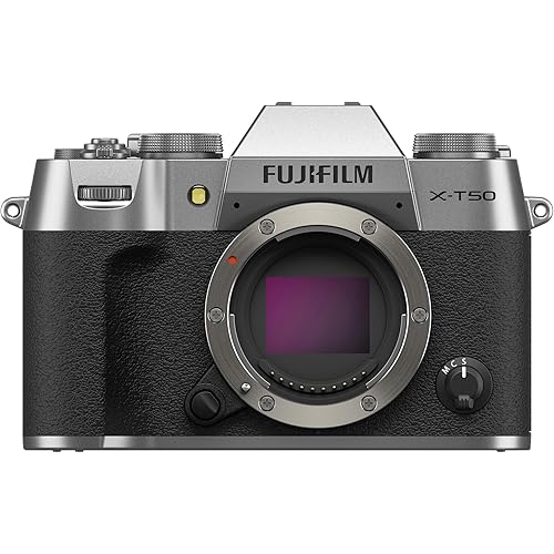FUJIFILM X-T50 Mirrorless Digital Camera Body - Silver